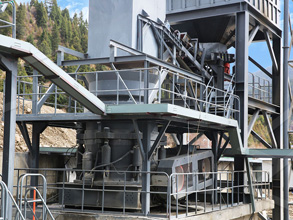 时产270-360吨青石移动制砂机
